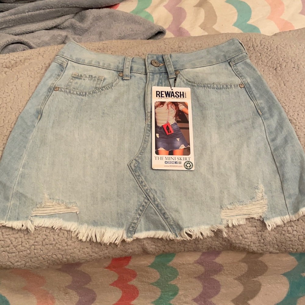 Blue jean Skirt!